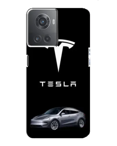 Чехол для OnePlus ACE (10R) с картинкой «Tesla Model Y»