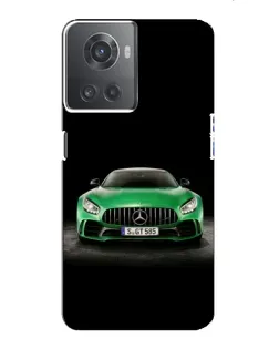 Чехол для OnePlus ACE (10R) с картинкой «Mercedes — неоновый лого»
