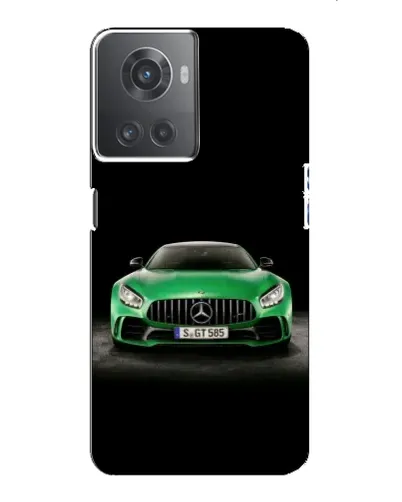 Чехол для OnePlus ACE (10R) с картинкой «Mercedes — неоновый лого»