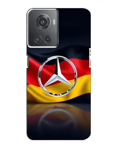Чехол для OnePlus ACE (10R) с картинкой «Mercedes — флаг Германии»