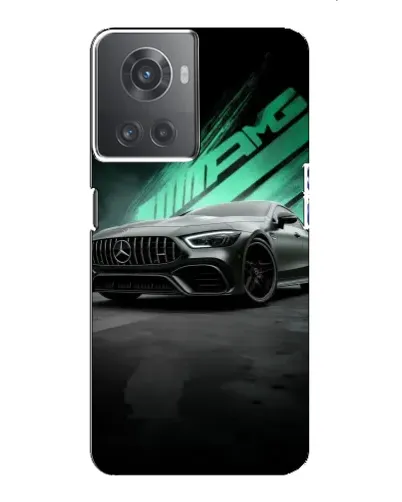 Чехол для OnePlus ACE (10R) с картинкой «Темный Mercedes AMG»