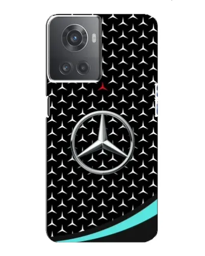 Чехол для OnePlus ACE (10R) с картинкой «Mercedes — бирюзовый акцент»