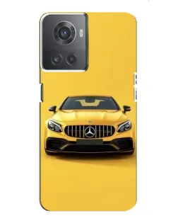 Чехол для OnePlus ACE (10R) с картинкой «Желтый Mercedes GT»