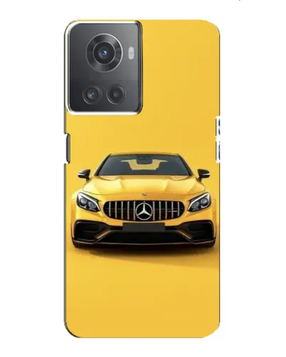 Чехол для OnePlus ACE (10R) с картинкой «Желтый Mercedes GT»