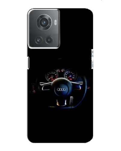 Чехол для OnePlus ACE (10R) с картинкой «Салон Audi — руль»