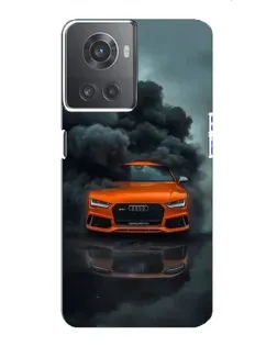 Чохол для OnePlus ACE (10R) з картинкою «Audi у хмарах диму» Чохол для OnePlus ACE (10R) з картинкою «Audi у хмарах диму»