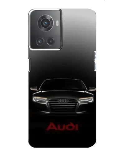 Чехол для OnePlus ACE (10R) с картинкой «Audi — градиентный контур»