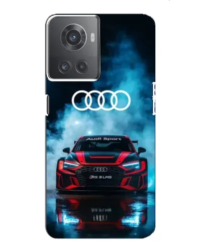 Чехол для OnePlus ACE (10R) с картинкой «Audi Sport — неон»