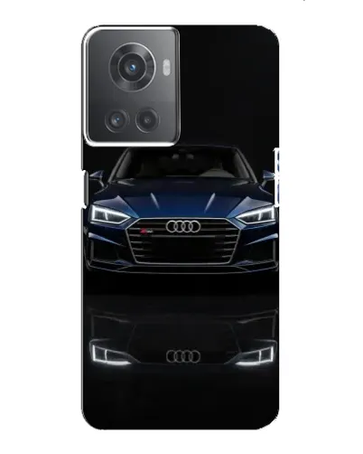 Чехол для OnePlus ACE (10R) с картинкой «Audi — ночное отражение»