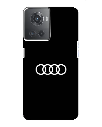 Чехол для OnePlus ACE (10R) с картинкой «Audi White Logo»