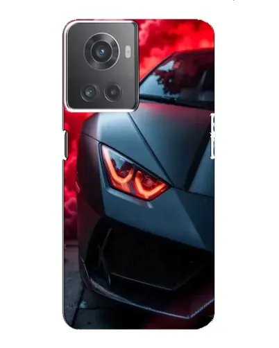 Чехол для OnePlus ACE (10R) с картинкой «Lamborghini красное сияние»