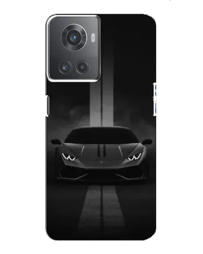 Чехол для OnePlus ACE (10R) с картинкой «Lamborghini симметрия дорог»