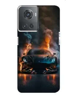 Чохол для OnePlus ACE (10R) з картинкою «Lamborghini димна естетика»