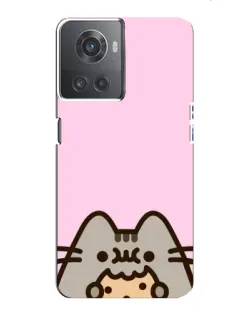Чехол для OnePlus ACE (10R) с картинкой «Pusheen и печенье» Чехол для OnePlus ACE (10R) с картинкой «Pusheen и печенье»