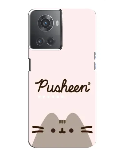 Чехол для OnePlus ACE (10R) с картинкой «Pusheen логотип» Чехол для OnePlus ACE (10R) с картинкой «Pusheen логотип»