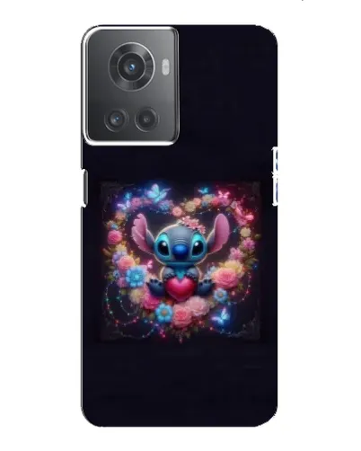 Чохол для OnePlus ACE (10R) з картинкою «Stitch у квітах» Чохол для OnePlus ACE (10R) з картинкою «Stitch у квітах»