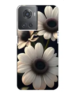 Чехол для OnePlus ACE (10R) с картинкой «Белые маргаритки макро»