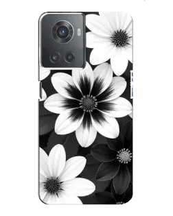 Чехол для OnePlus ACE (10R) с картинкой «Монохромные астры»