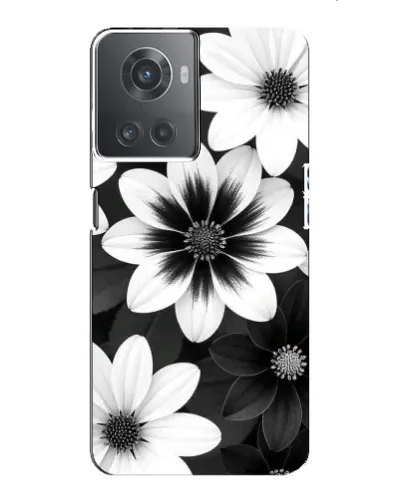 Чехол для OnePlus ACE (10R) с картинкой «Монохромные астры»
