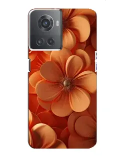 Чехол для OnePlus ACE (10R) с картинкой «Оранжевый макро цветок»