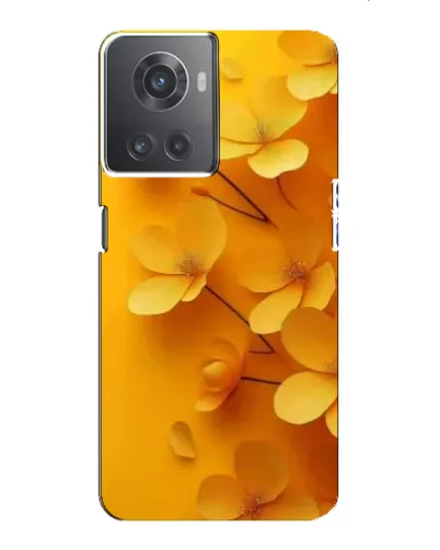 Чехол для OnePlus ACE (10R) с картинкой «Золотые лепестки»