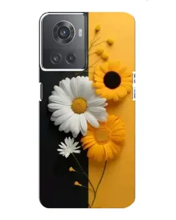 Чехол для OnePlus ACE (10R) с картинкой «Подсолнух и ромашка»