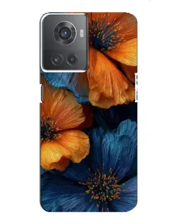 Чохол для OnePlus ACE (10R) з картинкою «Яскрава синьо-помаранчева флора» Чохол для OnePlus ACE (10R) з картинкою «Яскрава синьо-помаранчева флора»
