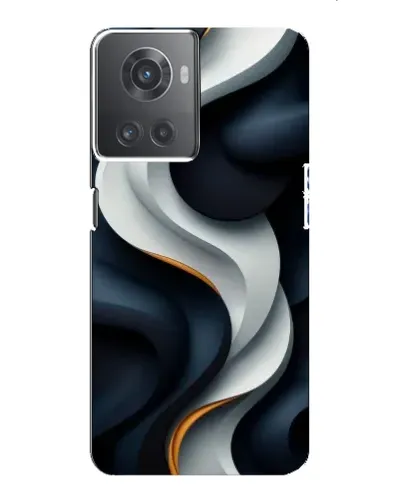 Чохол для OnePlus ACE (10R) з картинкою «Об'ємні чорно-білі стрічки» Чохол для OnePlus ACE (10R) з картинкою «Об'ємні чорно-білі стрічки»