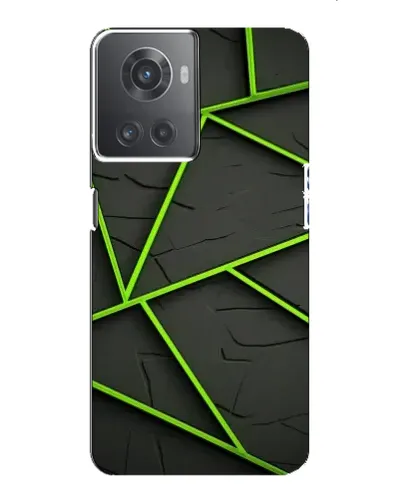 Чохол для OnePlus ACE (10R) з картинкою «Зелені геометричні лінії» Чохол для OnePlus ACE (10R) з картинкою «Зелені геометричні лінії»