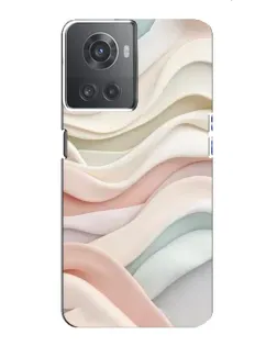 Чохол для OnePlus ACE (10R) з картинкою «Пастельні ніжні хвилі»
