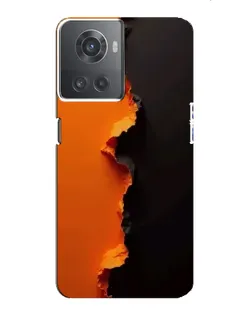 Чохол для OnePlus ACE (10R) з картинкою «Помаранчевий розлом»