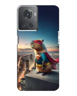 Чехол для OnePlus ACE (10R) с картинкой «Капи-мен супергерой»