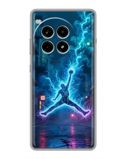 Чехол для OnePlus Ace 3 Pro с картинкой «Jordan Gold Jumpman»