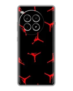 Чехол для OnePlus Ace 3 Pro с картинкой «Jordan Red Pattern»