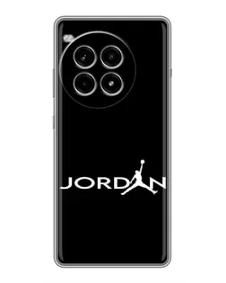 Чохол для OnePlus Ace 3 Pro з картинкою «Jordan White Logo»