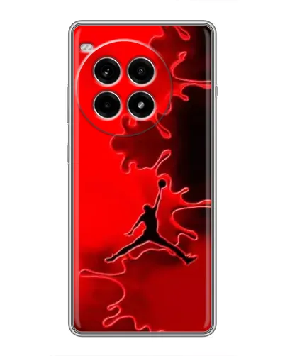Чехол для OnePlus Ace 3 Pro с картинкой «Jordan Red Smoke» Чехол для OnePlus Ace 3 Pro с картинкой «Jordan Red Smoke»