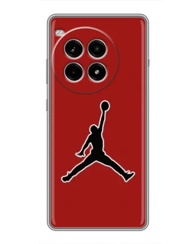 Чехол для OnePlus Ace 3 Pro с картинкой «Jordan Red Back» Чехол для OnePlus Ace 3 Pro с картинкой «Jordan Red Back»