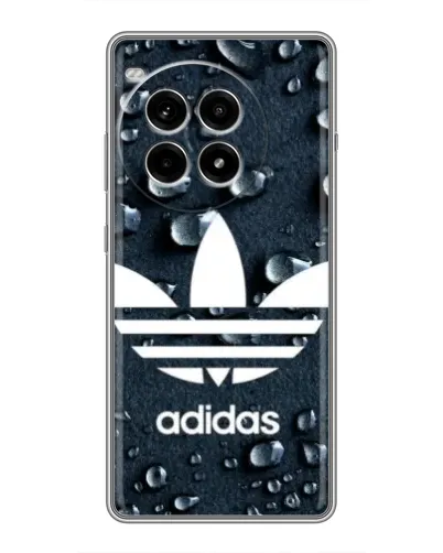 Чехол для OnePlus Ace 3 Pro с картинкой «Adidas Trefoil Blue»