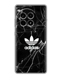 Чехол для OnePlus Ace 3 Pro с картинкой «Белый мрамор Adidas»