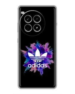 Чехол для OnePlus Ace 3 Pro с картинкой «Взрыв красок Adidas»