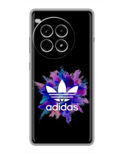 Чехол для OnePlus Ace 3 Pro с картинкой «Взрыв красок Adidas»