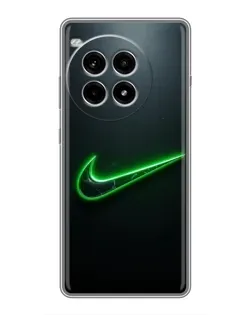Чохол для OnePlus Ace 3 Pro з картинкою «Неоновий контур Nike»