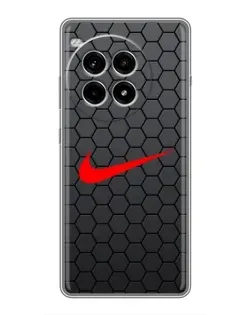 Чохол для OnePlus Ace 3 Pro з картинкою «Nike — карбонова сітка»
