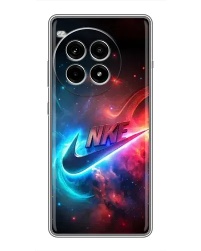 Чохол для OnePlus Ace 3 Pro з картинкою «Вогняний логотип Nike»