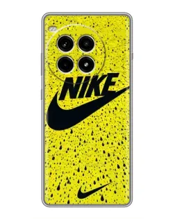 Чохол для OnePlus Ace 3 Pro з картинкою «Жовтий текстурний Nike»