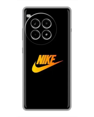 Чохол для OnePlus Ace 3 Pro з картинкою «Золотий логотип Nike»
