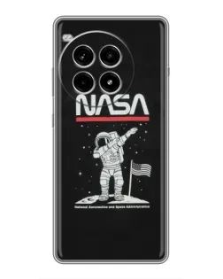 Чохол для OnePlus Ace 3 Pro з картинкою «NASA — крокуємо по Місяцю»