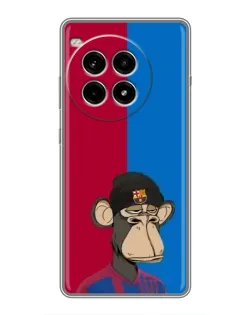 Чохол для OnePlus Ace 3 Pro з картинкою «Bored Ape — фанат Барси»