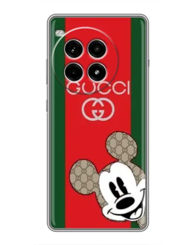 Чехол для OnePlus Ace 3 Pro с картинкой «Gucci — полосы и Микки»