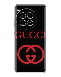 Чехол для OnePlus Ace 3 Pro с картинкой «Gucci — красный логотип»